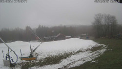 Spodní část sjezdovky