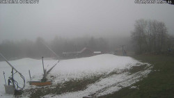 Spodní část sjezdovky