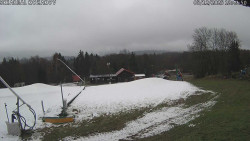 Spodní část sjezdovky