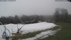 Spodní část sjezdovky