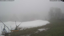 Spodní část sjezdovky