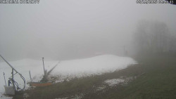 Spodní část sjezdovky