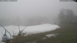 Spodní část sjezdovky