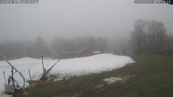 Spodní část sjezdovky