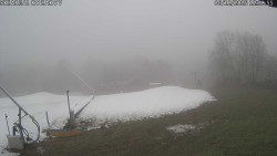 Spodní část sjezdovky