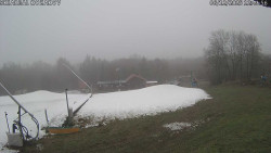 Spodní část sjezdovky