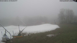 Spodní část sjezdovky