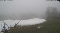 Spodní část sjezdovky