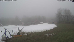 Spodní část sjezdovky