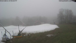 Spodní část sjezdovky