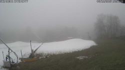 Spodní část sjezdovky