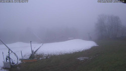 Spodní část sjezdovky