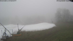 Spodní část sjezdovky