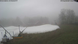 Spodní část sjezdovky