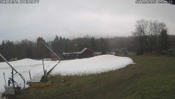 Spodní část sjezdovky