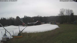 Spodní část sjezdovky