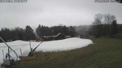 Spodní část sjezdovky