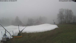 Spodní část sjezdovky