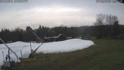 Spodní část sjezdovky