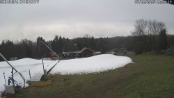 Spodní část sjezdovky