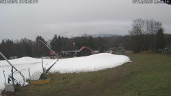 Spodní část sjezdovky