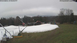 Spodní část sjezdovky