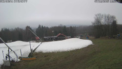 Spodní část sjezdovky