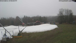 Spodní část sjezdovky