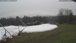 Spodní část sjezdovky