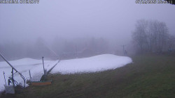 Spodní část sjezdovky