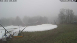 Spodní část sjezdovky