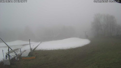 Spodní část sjezdovky