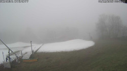 Spodní část sjezdovky