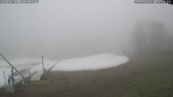 Spodní část sjezdovky