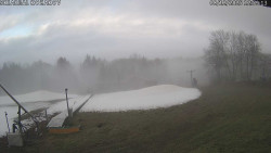 Spodní část sjezdovky