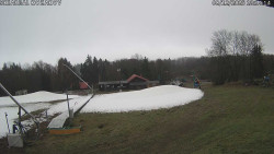 Spodní část sjezdovky