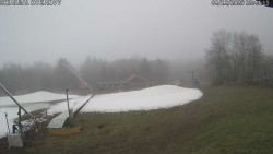 Spodní část sjezdovky