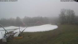 Spodní část sjezdovky