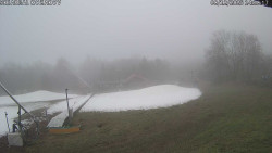 Spodní část sjezdovky