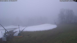 Spodní část sjezdovky