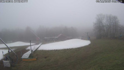 Spodní část sjezdovky