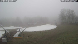 Spodní část sjezdovky