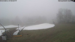 Spodní část sjezdovky