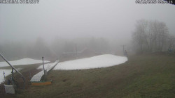 Spodní část sjezdovky