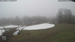 Spodní část sjezdovky