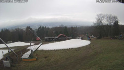 Spodní část sjezdovky