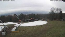 Spodní část sjezdovky