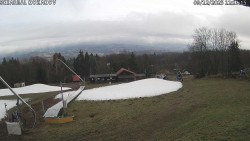 Spodní část sjezdovky