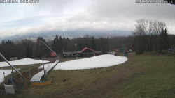 Spodní část sjezdovky