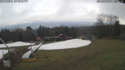 Spodní část sjezdovky